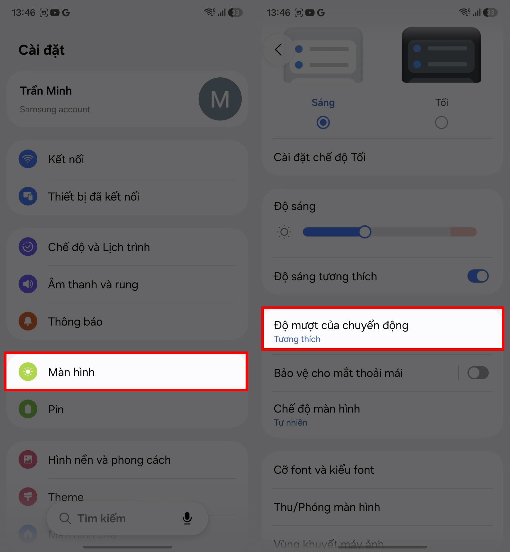 Cách bật 120Hz trên Galaxy A57 Cách bật 120Hz trên Galaxy A57