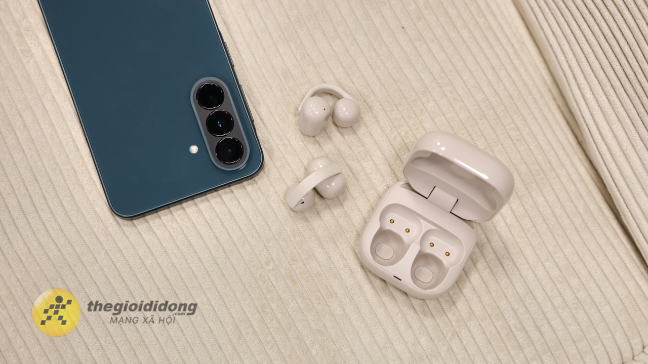 Trên tay tai Sony Clip WF-LC900: Tai nghe open-ear mới nhất của Sony, thiết kế dễ thương