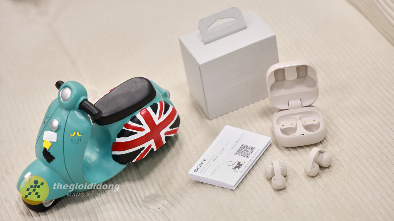 Trên tay tai Sony Clip WF-LC900: Tai nghe open-ear mới nhất của Sony, thiết kế dễ thương