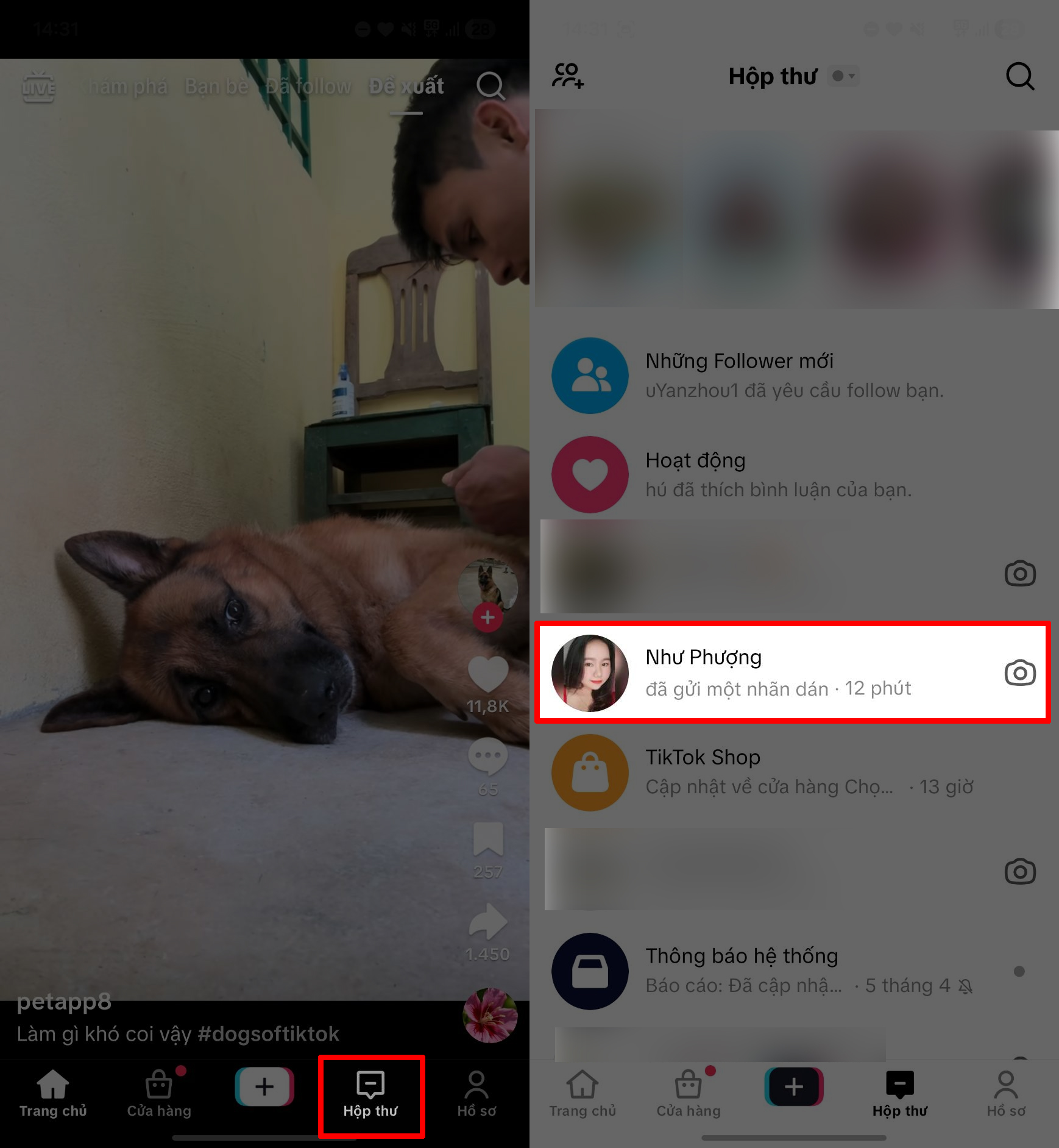 Cách đổi khung trò chuyện trên TikTok