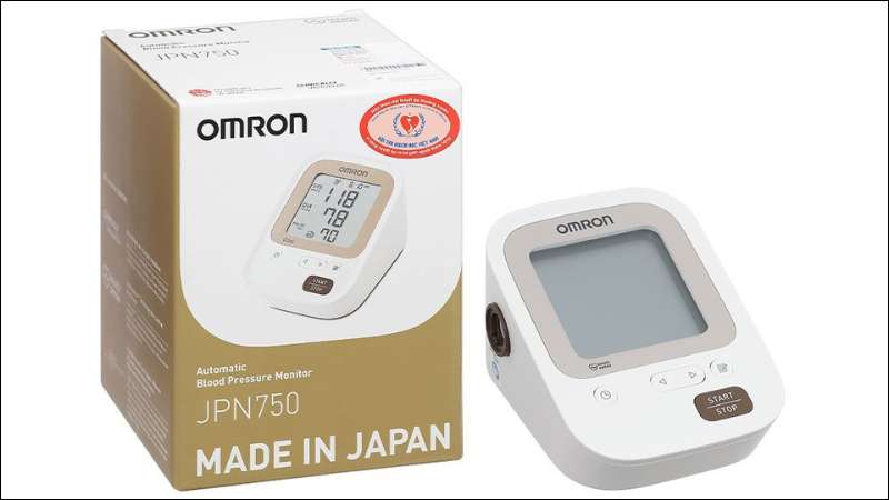 C&ocirc;ng dụng m&aacute;y đo huyết &aacute;p Omron JPN750