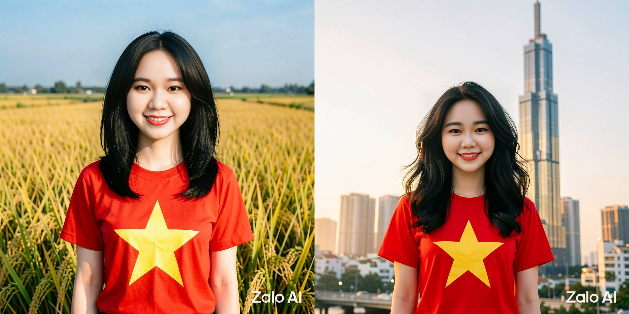 Cách tạo ảnh đại điện mang áo cờ Tổ quốc trên Zalo