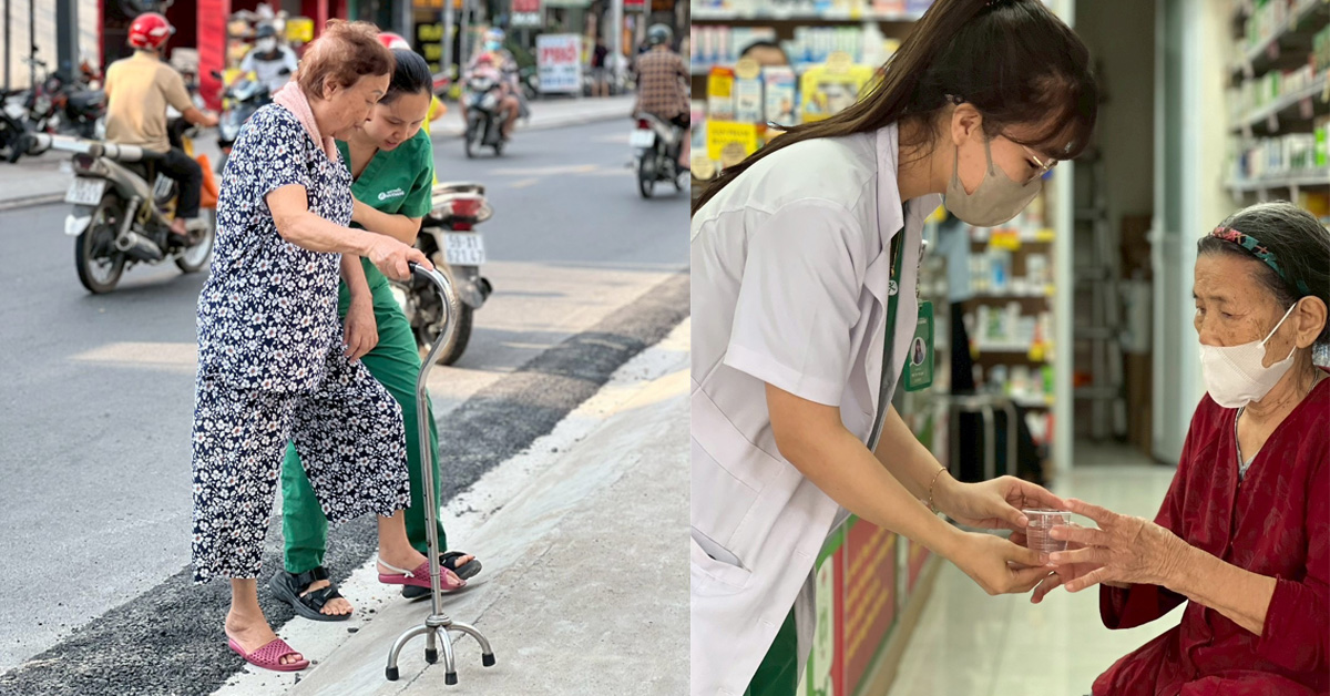 Nụ cười chào đón và sự hướng dẫn tận tình ngay từ sảnh chờ, giúp người dân luôn cảm thấy an tâm khi bước chân vào Nhà thuốc An Khang