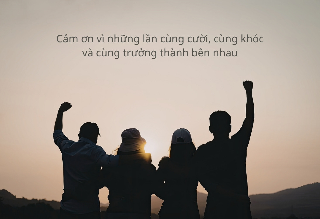 Lời cảm ơn hay nhất gửi đến bạn bè