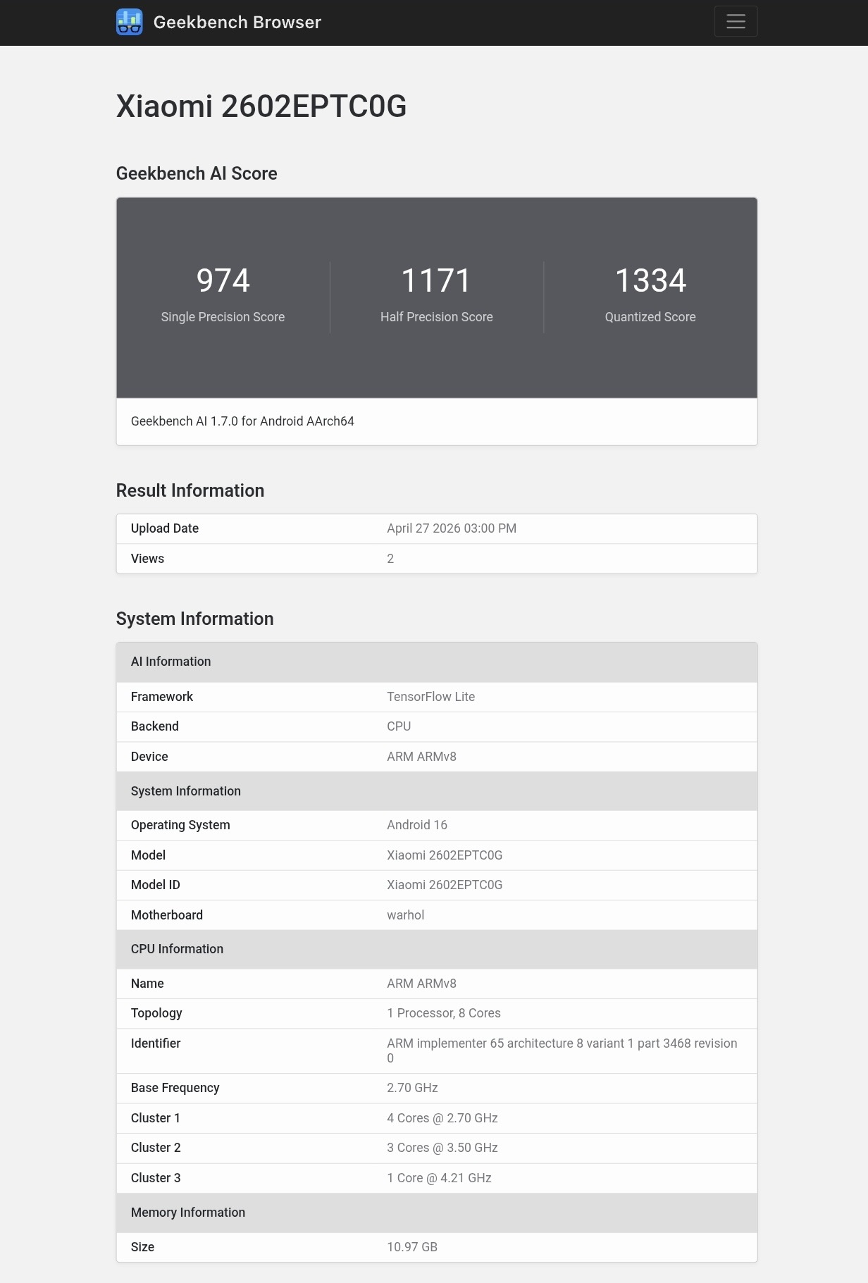 Xiaomi 17T Pro
