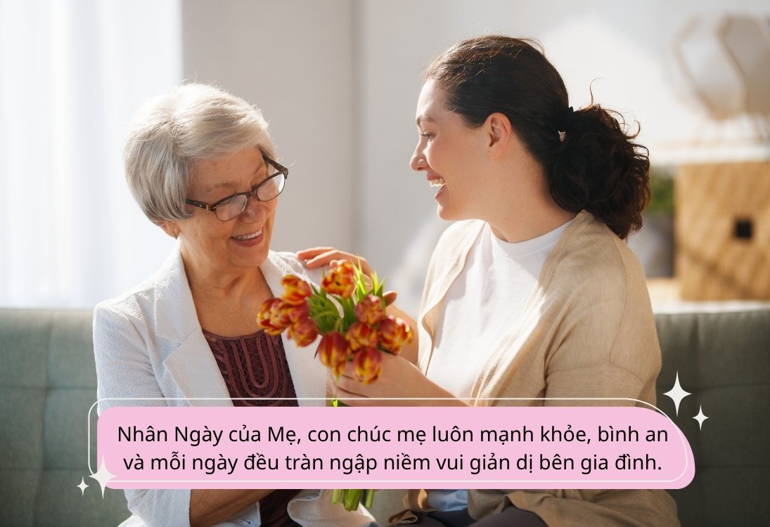 Lời chúc Ngày của Mẹ ngắn gọn, súc tích