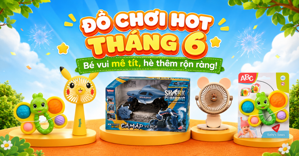 Đồ chơi cho bé sale sốc tại AVAKids