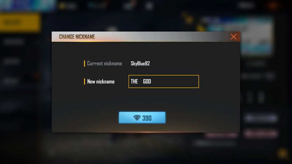 Đổi tên Free Fire bằng Kim Cương nhanh gọn, chỉ 4 bước, cần 500 KC