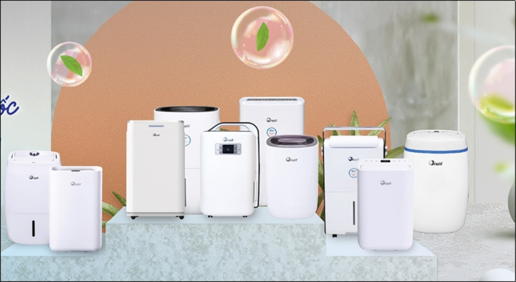 Máy hút ẩm FujiE đến từ Nhật Bản ghi điểm bởi khả năng vận hành bền bỉ, hiệu suất hút ẩm cực nhanh