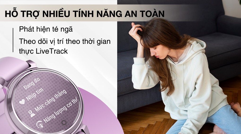 Garmin Lily 2 34mm dây silicone giúp tiện theo dõi các chỉ số sức khỏe cơ bản Garmin Lily 2 34mm dây silicone giúp tiện theo dõi các chỉ số sức khỏe cơ bản