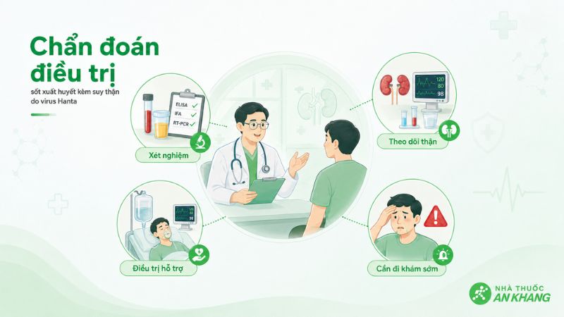 C&aacute;c phương ph&aacute;p chẩn đo&aacute;n bệnh sốt xuất huyết k&egrave;m suy thận do virus hanta