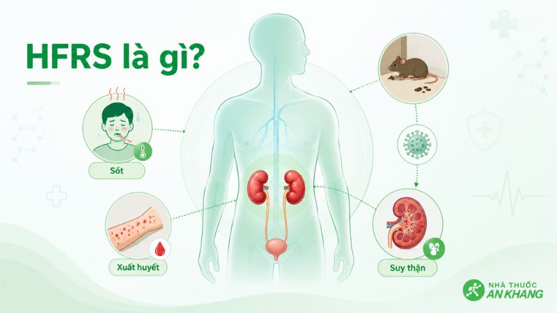 HFRS l&agrave; bệnh sốt xuất huyết k&egrave;m suy thận do virus Hanta