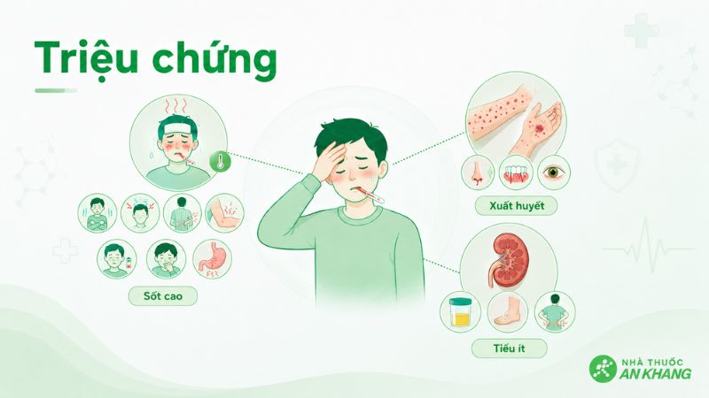 C&aacute;c triệu chứng sốt xuất huyết k&egrave;m suy thận do virus hanta thường khởi ph&aacute;t với biểu hiện giống nhiễm virus cấp t&iacute;nh