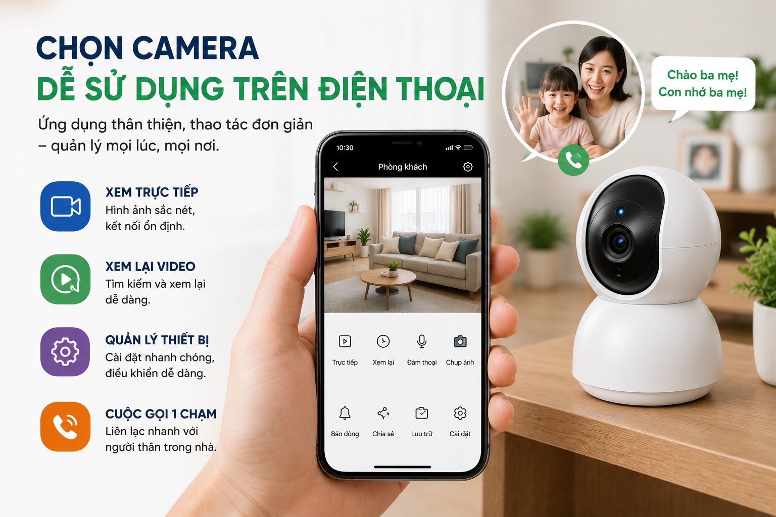 Chọn camera dễ sử dụng trên điện thoại giúp bạn dễ thao tác Chọn camera dễ sử dụng trên điện thoại giúp bạn dễ thao tác