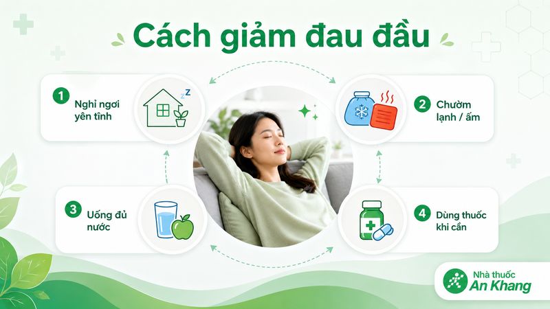Để l&agrave;m giảm cơn đau, c&oacute; thể &aacute;p dụng c&aacute;c biện ph&aacute;p sau