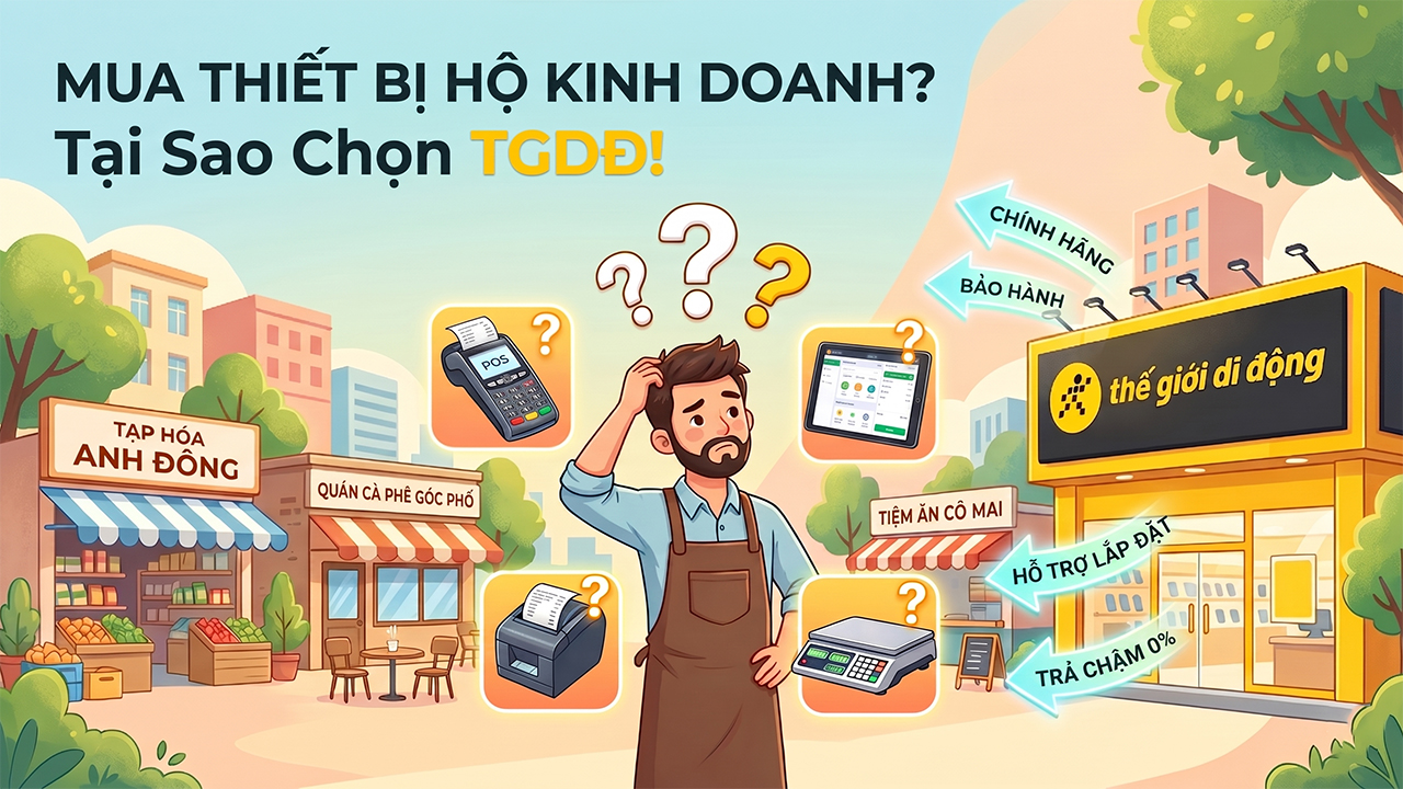 Cách mua gói combo thiết bị hộ kinh doanh tại TGDĐ