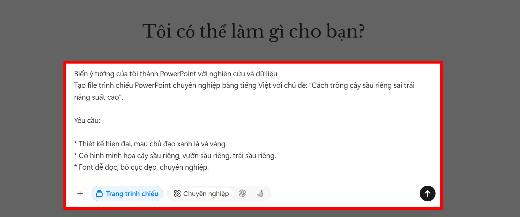 Cách tạo Powerpoint chuyên nghiệp bằng AI