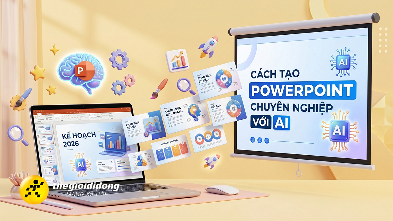 Cách tạo Powerpoint chuyên nghiệp bằng AI
