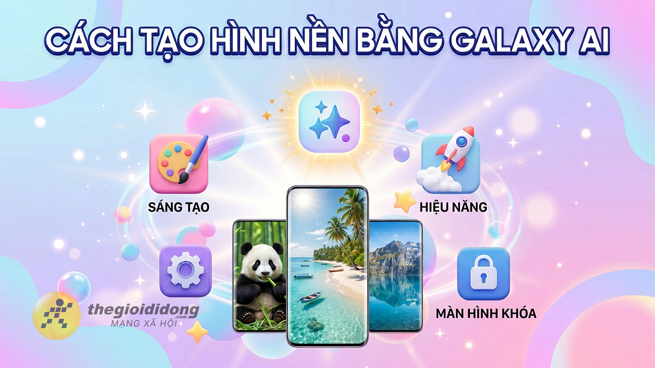 Cách tạo hình nền bằng Galaxy AI