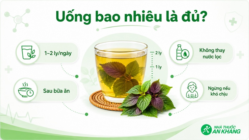 Nên uống từ 1-2 ly mỗi ngày, không nên uống thay thế nước lọc Nên uống từ 1-2 ly mỗi ngày, không nên uống thay thế nước lọc