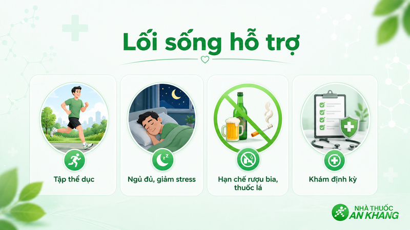 Tập thể dục, ngủ đủ, hạn chế rượu bia thuốc lá và khám định kỳ giúp bảo vệ thận, mạch máu và sinh lý nam Tập thể dục, ngủ đủ, hạn chế rượu bia thuốc lá và khám định kỳ giúp bảo vệ thận, mạch máu và sinh lý nam