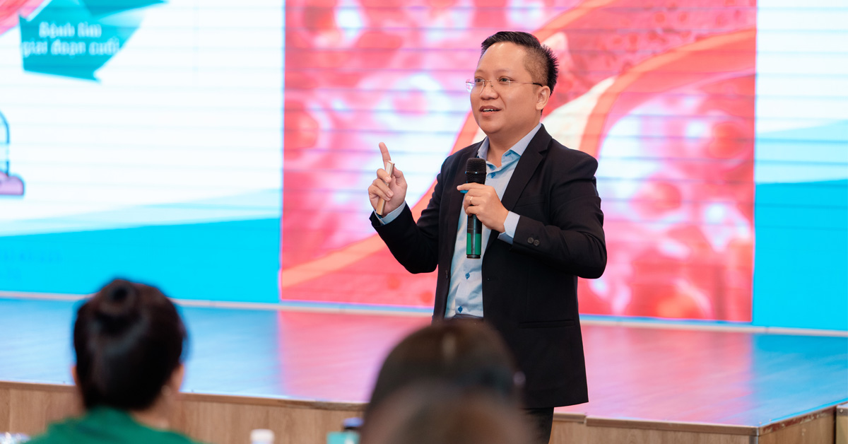 ThS.BS. Nguyễn Trường Duy trình bày về vai trò của chống oxy hóa và kháng viêm trong hỗ trợ điều trị bệnh lý tim mạch