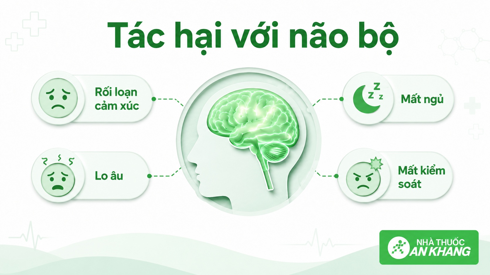 Thuốc lắc có thể làm rối loạn cảm xúc, mất ngủ, lo âu và hành vi mất kiểm soát