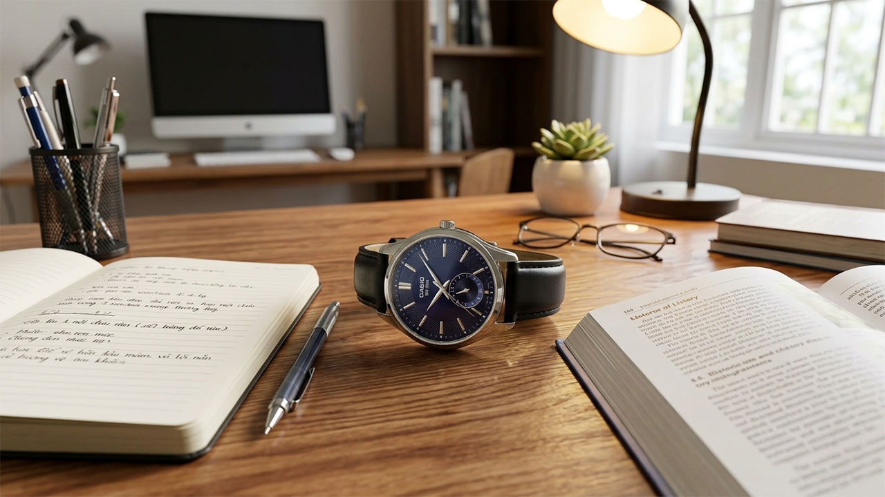 Đồng hồ Casio 40 mm Nam MTP-B315L-2AVDF