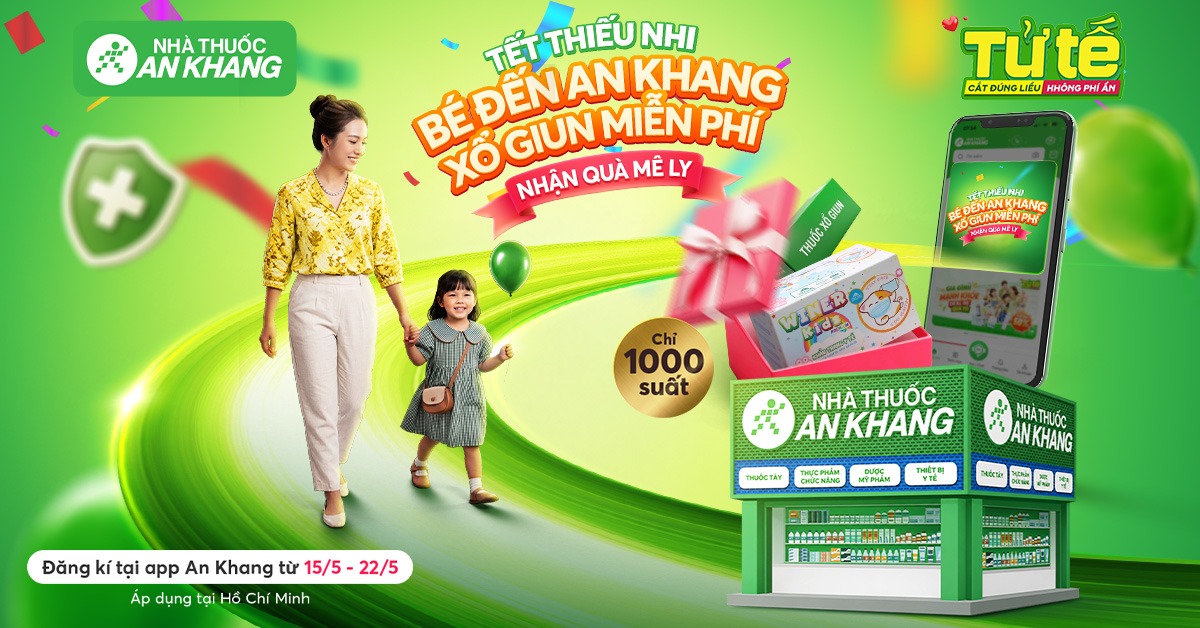 CHƯƠNG TRÌNH TẶNG THUỐC XỔ GIUN & QUÀ CHO BÉ