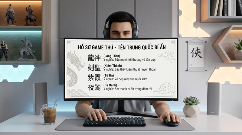 Tổng hợp tên game tiếng Trung khí chất, bí ẩn và đậm phong cách kiếm hiệp cực cuốn hút