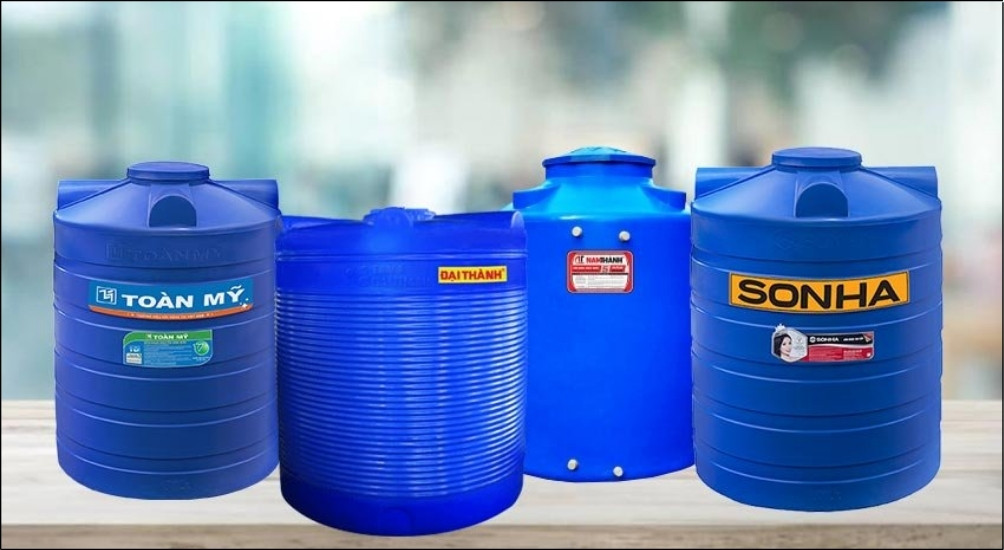 Chi phí đầu tư khi mua bồn nước nhựa sẽ thấp hơn đáng kể so với bồn inox cùng dung tích