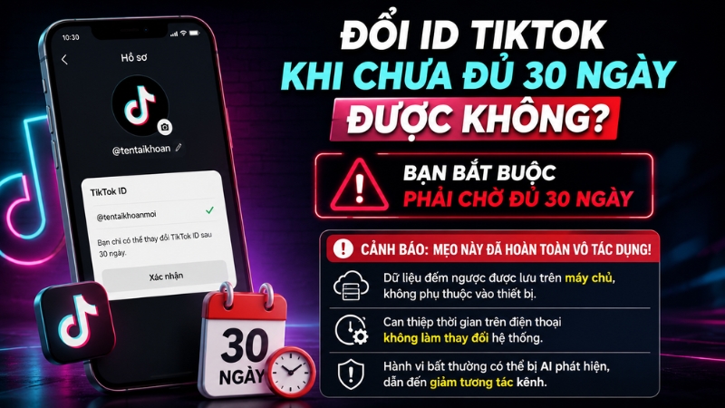 Bạn bắt buộc phải chờ 30 ng&agrave;y