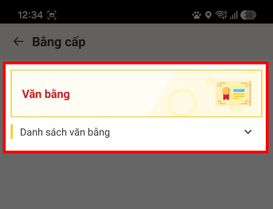 Cách xem học bạ và văn bằng trên VNeID Cách xem học bạ và văn bằng trên VNeID