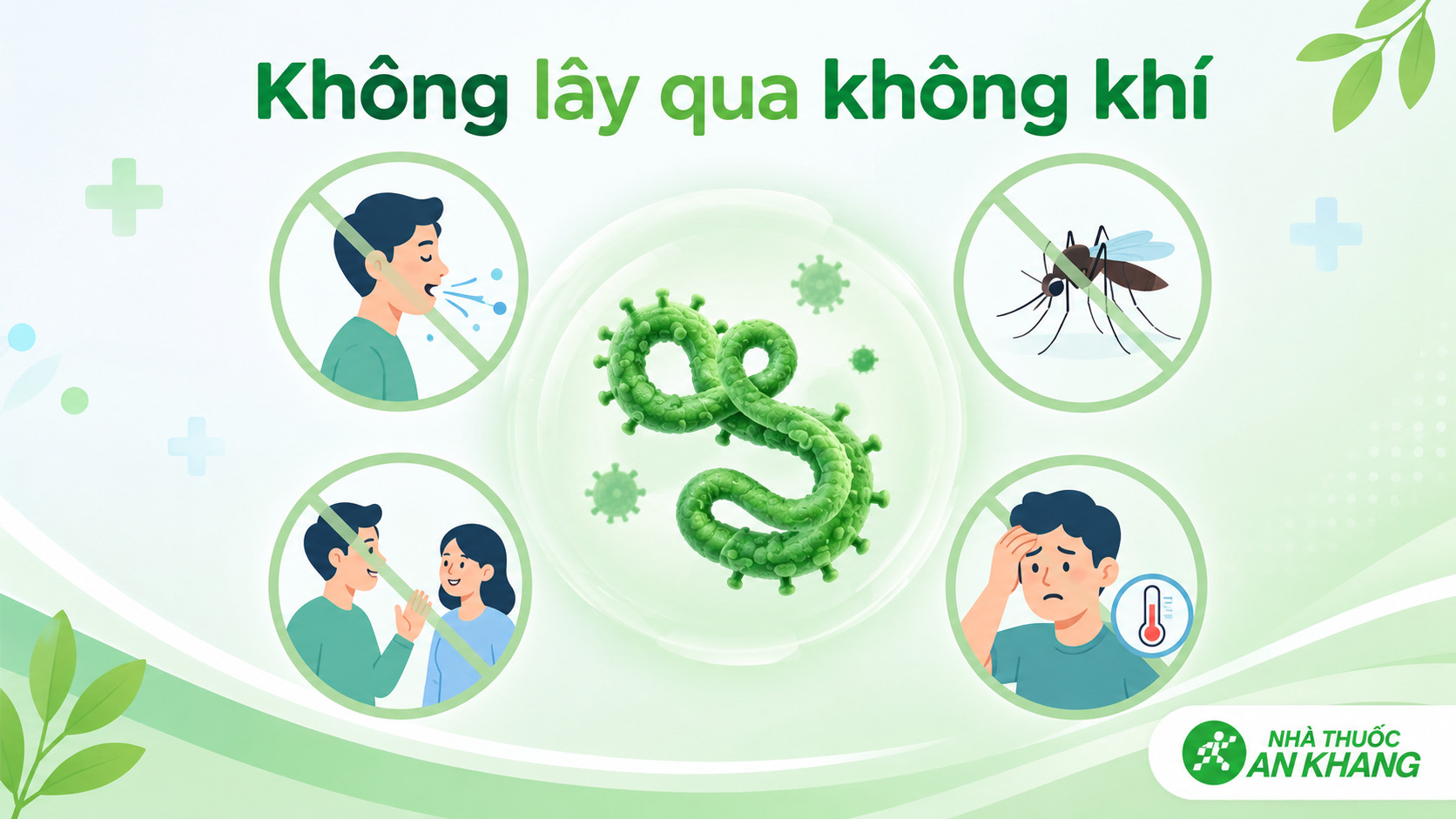 Ebola kh&ocirc;ng l&acirc;y qua kh&ocirc;ng kh&iacute; như c&uacute;m, kh&ocirc;ng l&acirc;y qua muỗi v&agrave; kh&ocirc;ng l&acirc;y trước khi người bệnh c&oacute; triệu chứng.