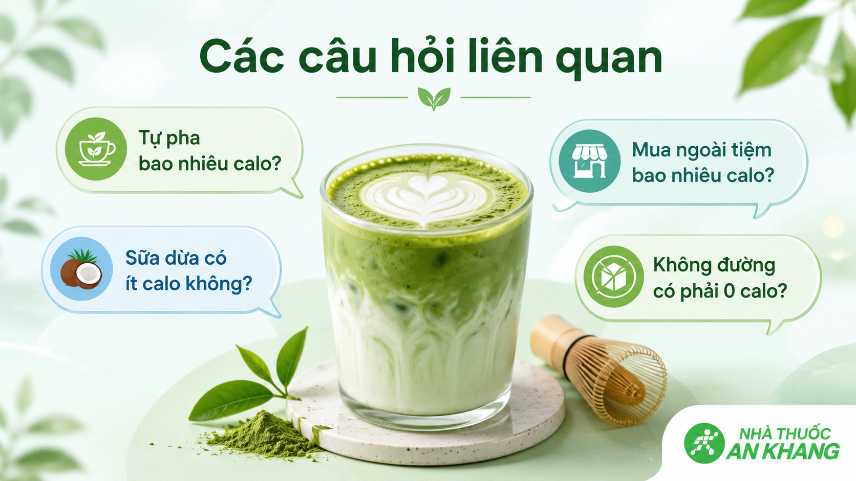 Hiểu rõ calo trong matcha latte giúp bạn chọn loại đồ uống phù hợp hơn khi giảm cân hoặc kiểm soát lượng đường hằng ngày. Hiểu rõ calo trong matcha latte giúp bạn chọn loại đồ uống phù hợp hơn khi giảm cân hoặc kiểm soát lượng đường hằng ngày.