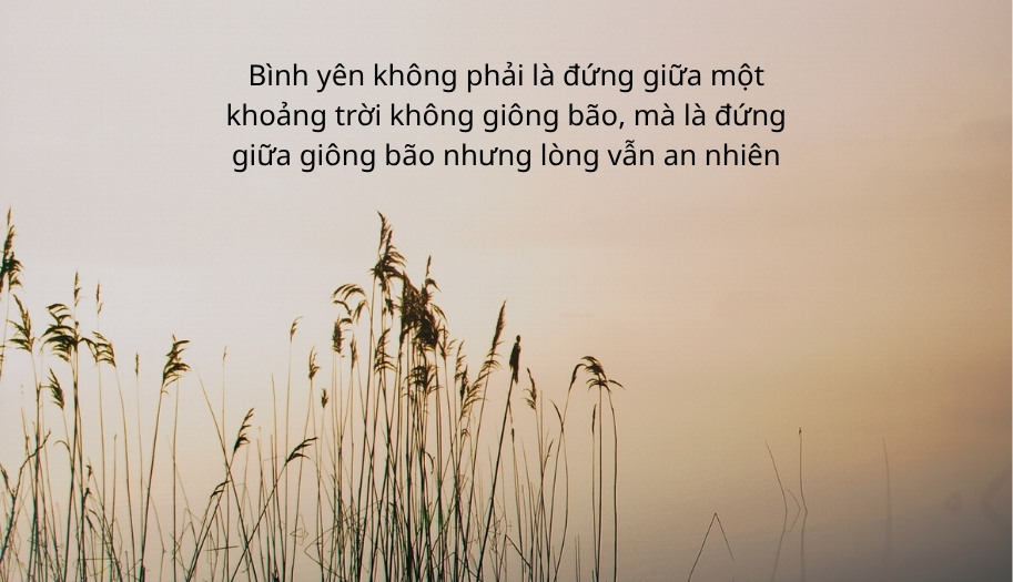 STT bình yên ngắn gọn, thư giãn cho tâm hồn