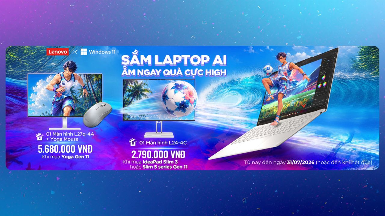 Sắm laptop AI  - Ẵm ngay quà cực 