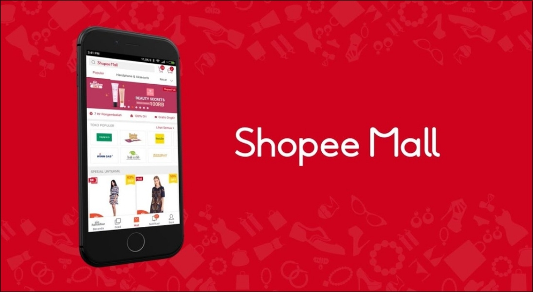 Khách hàng có thể hoàn toàn yên tâm khi mua sắm tại gian hàng Shopee Mall Khách hàng có thể hoàn toàn yên tâm khi mua sắm tại gian hàng Shopee Mall