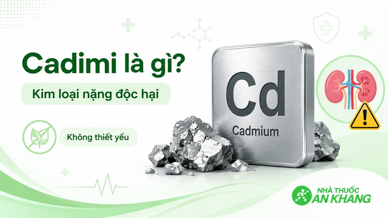 Cadimi là kim loại nặng độc hại, không cần thiết cho cơ thể và có thể ảnh hưởng sức khỏe nếu phơi nhiễm kéo dài. Cadimi là kim loại nặng độc hại, không cần thiết cho cơ thể và có thể ảnh hưởng sức khỏe nếu phơi nhiễm kéo dài.