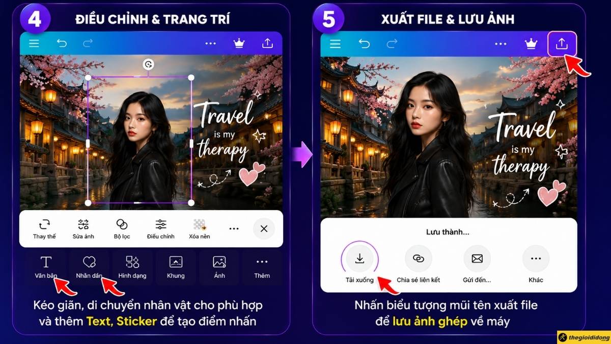 Cách ghép người vào khung hình nghệ thuật bằng Canva Cách ghép người vào khung hình nghệ thuật bằng Canva