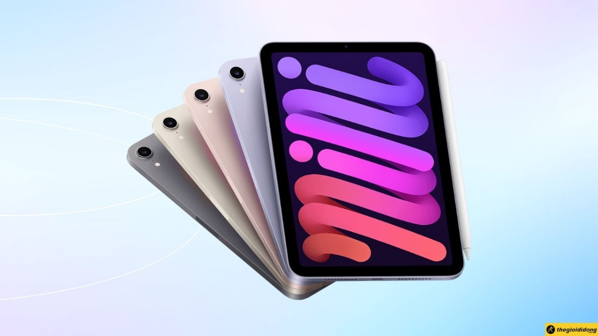 Các phiên bản màu trên iPad mini 6 Các phiên bản màu trên iPad mini 6