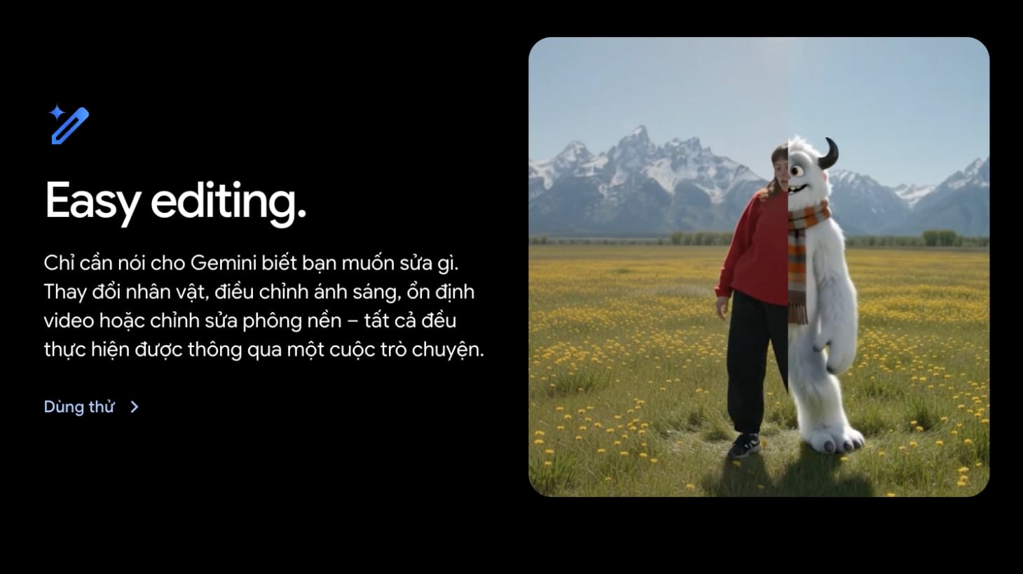 Google Omni chỉnh sửa video đơn giản qua hội thoại