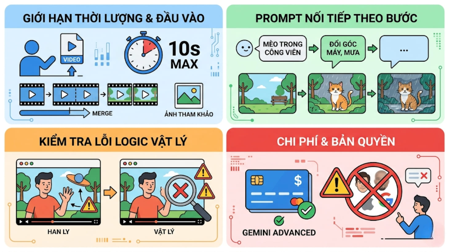 Lưu ý khi sử dụng Gemini Omni
