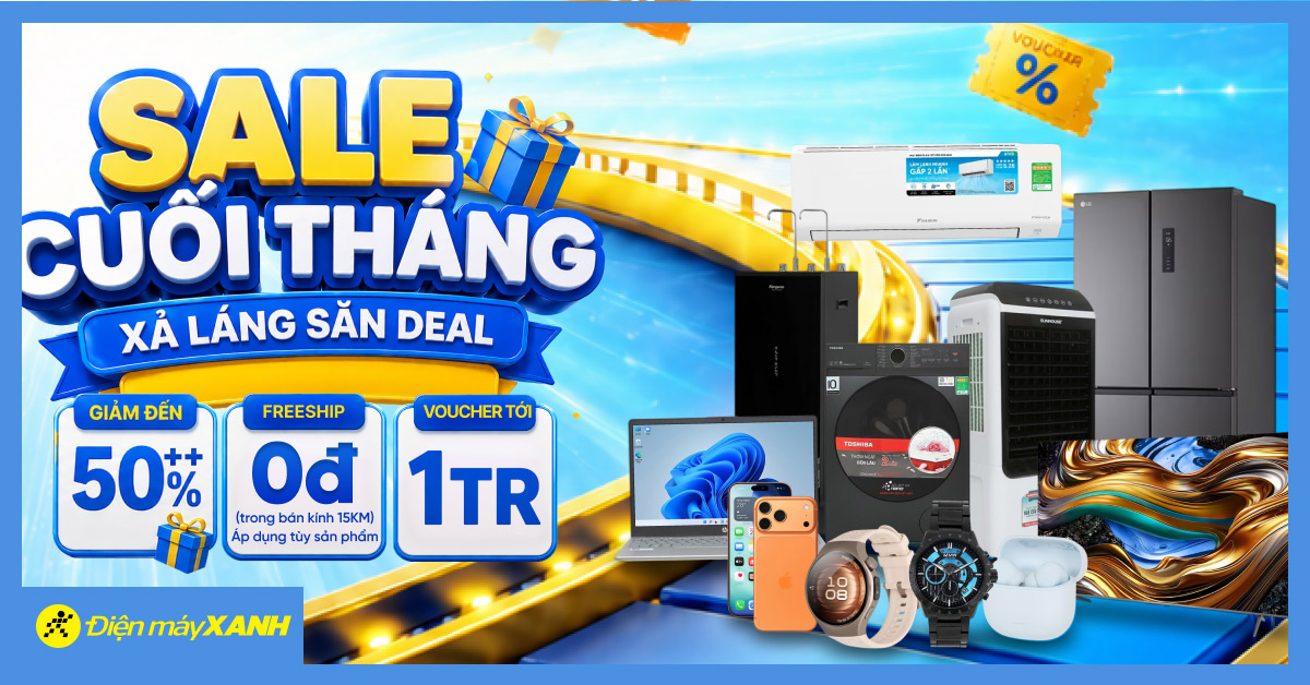 MWG SHOP SALE CUỐI THÁNG - XẢ LÁNG SĂN DEAL - giảm đến 50%+ +, VOUCHER GIẢM THÊM ĐẾN 1.000.000đ MWG SHOP SALE CUỐI THÁNG - XẢ LÁNG SĂN DEAL - giảm đến 50%+ +, VOUCHER GIẢM THÊM ĐẾN 1.000.000đ