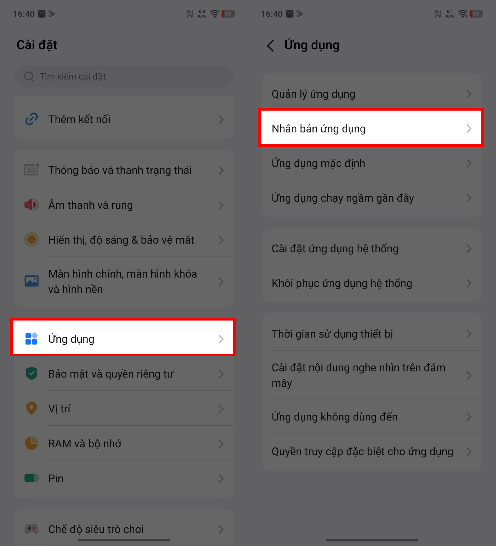 Cách nhân bản ứng dụng trên vivo X300 Ultra Cách nhân bản ứng dụng trên vivo X300 Ultra