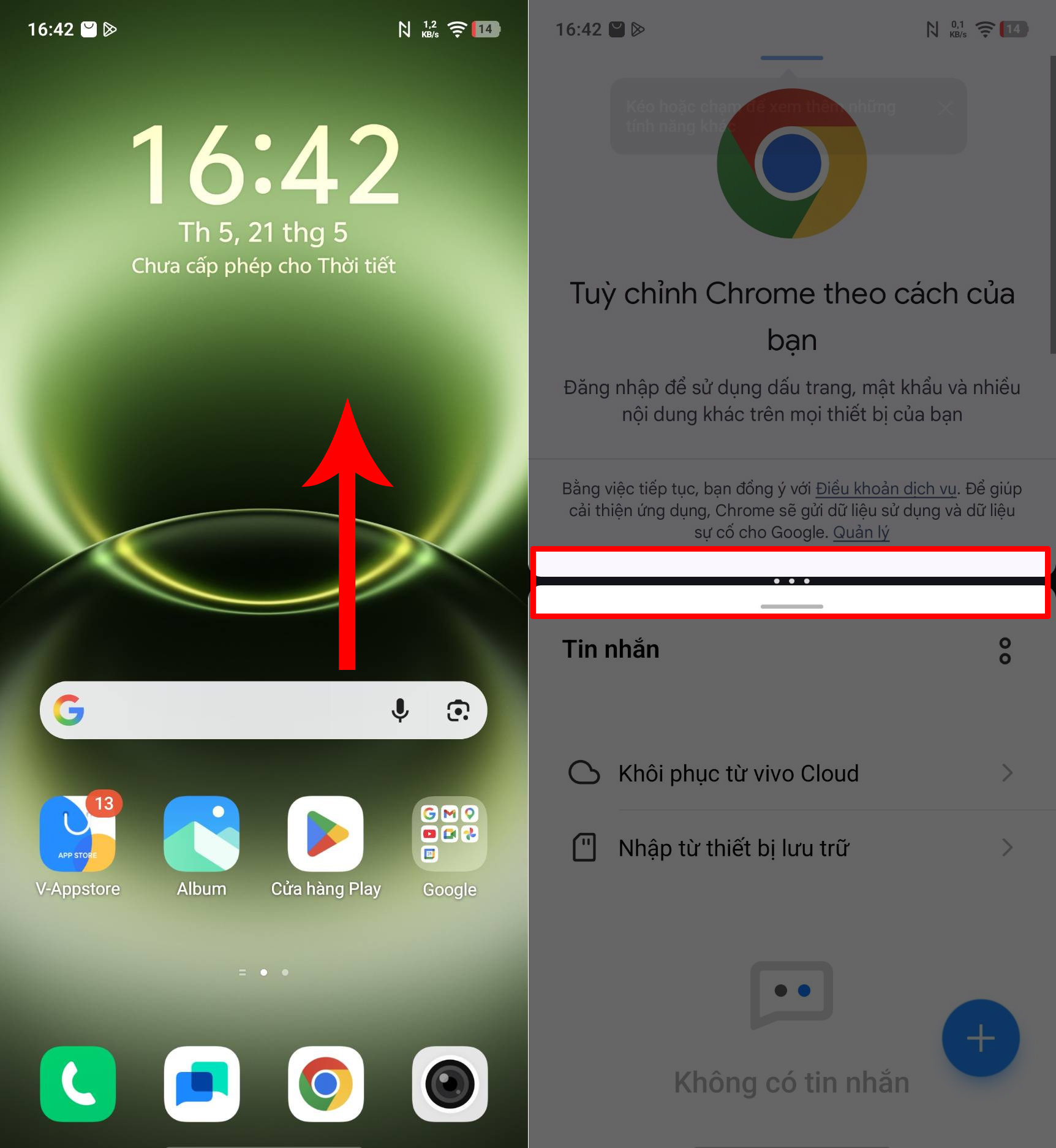 Cách chia đôi màn hình trên vivo X300 Ultra Cách chia đôi màn hình trên vivo X300 Ultra