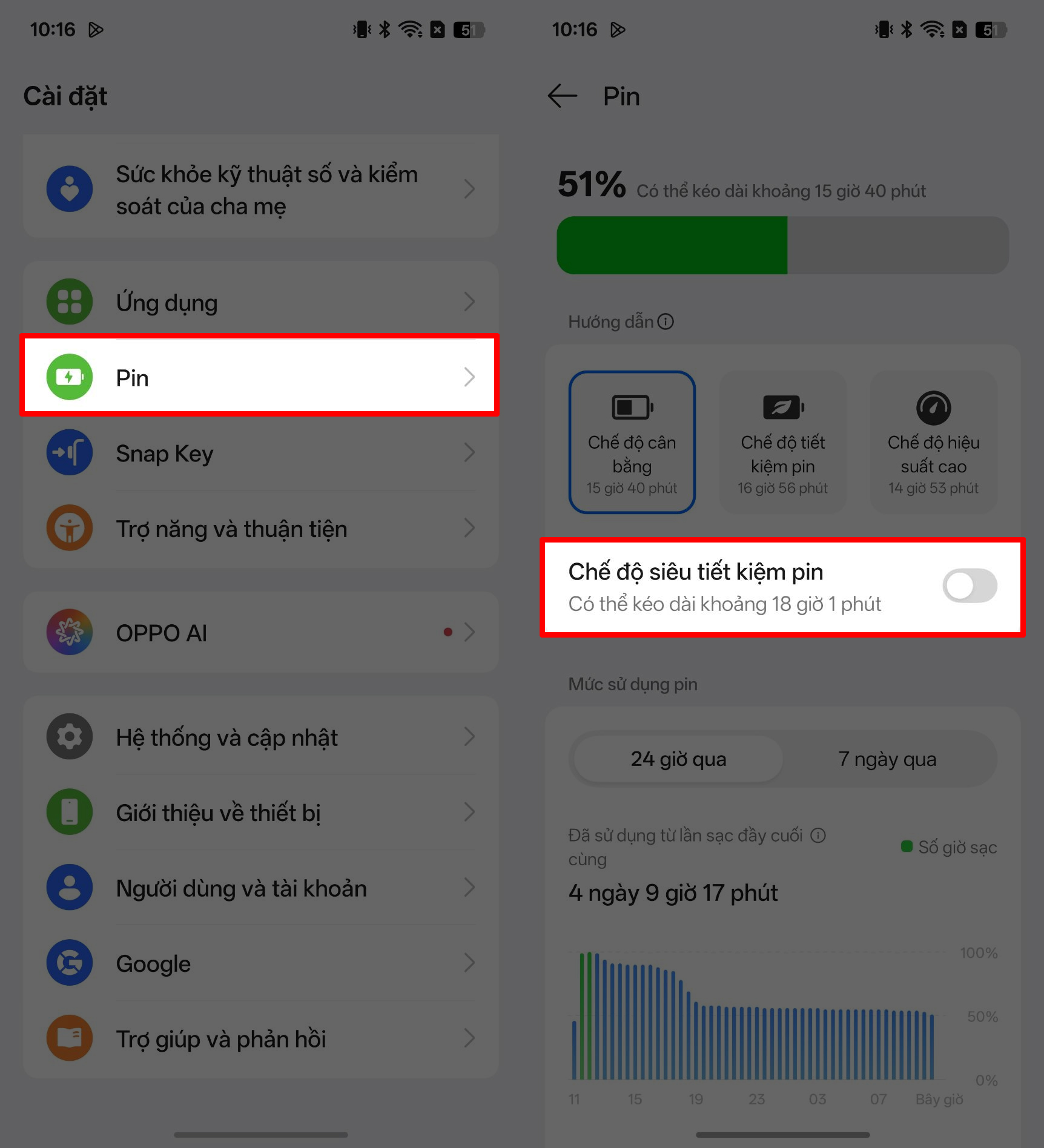 Cách bật tiết kiệm pin trên OPPO Find X9 Ultra Cách bật tiết kiệm pin trên OPPO Find X9 Ultra
