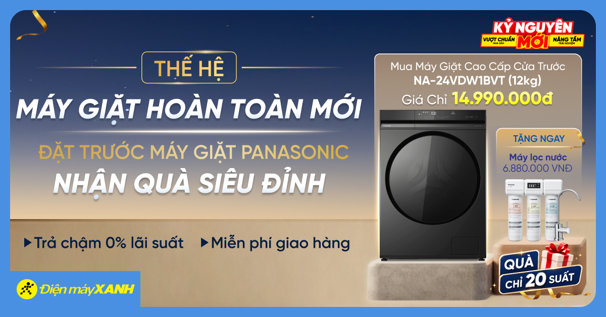 ĐẶT TRƯỚC GIẢI PHÁP CHĂM SÓC QUẦN ÁO PANASONIC LIỀN TAY, NHẬN NGAY BỘ QUÀ TẶNG CỰC HẤP DẪN ĐẶT TRƯỚC GIẢI PHÁP CHĂM SÓC QUẦN ÁO PANASONIC LIỀN TAY, NHẬN NGAY BỘ QUÀ TẶNG CỰC HẤP DẪN
