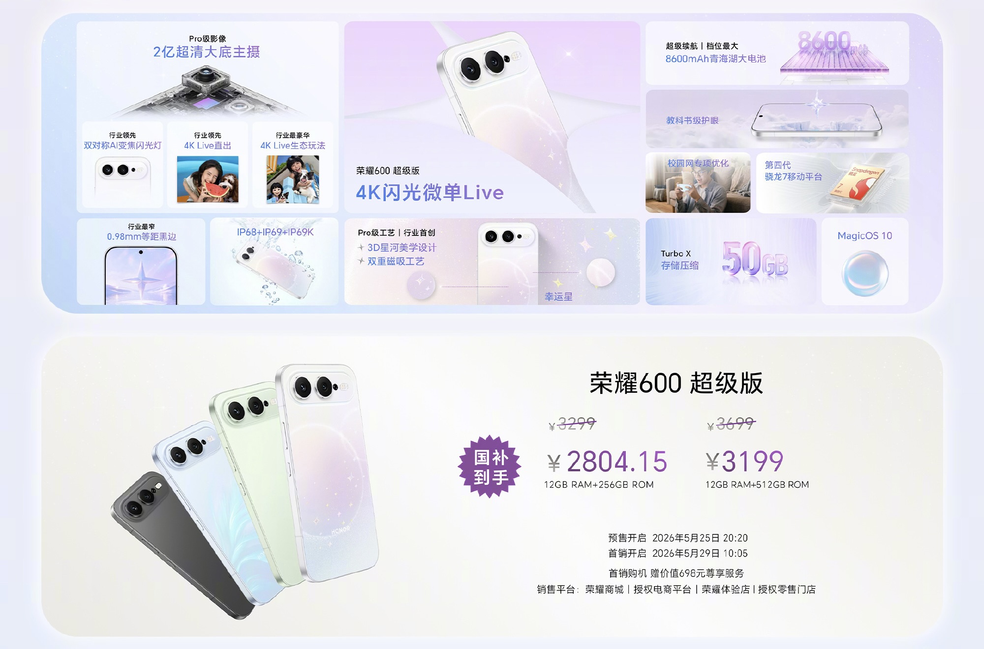 HONOR 600 series