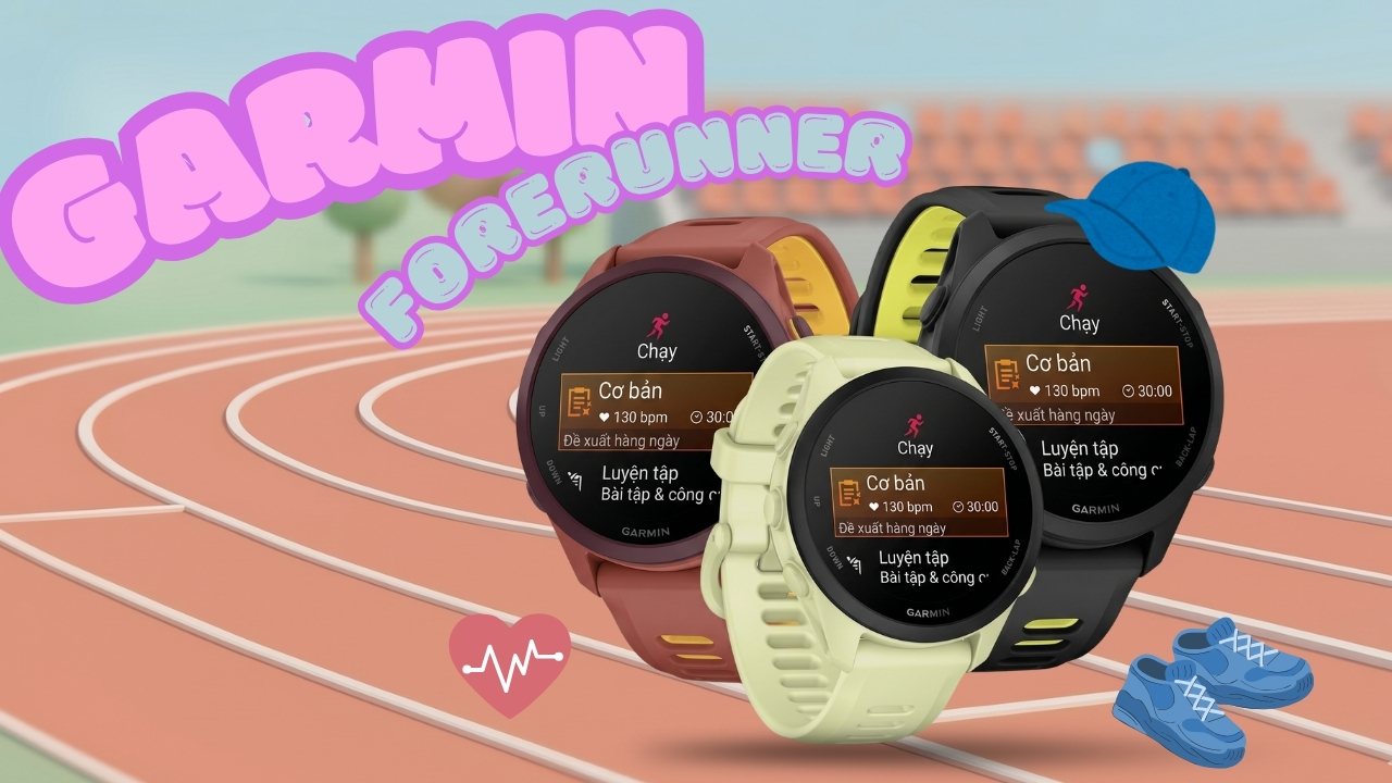 Garmin vừa tung ra 3 mẫu đồng hồ Garmin Forerunner mới, lựa chọn sao cho chuẩn?